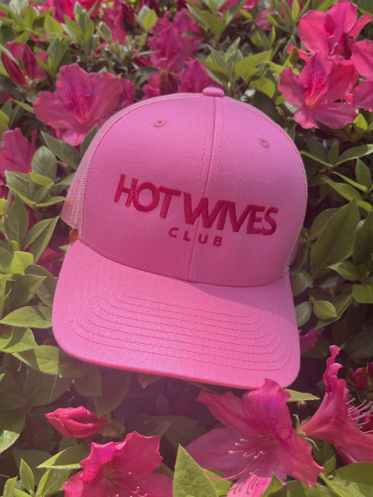 Pink HOT WIVES CLUB Trucker Hat