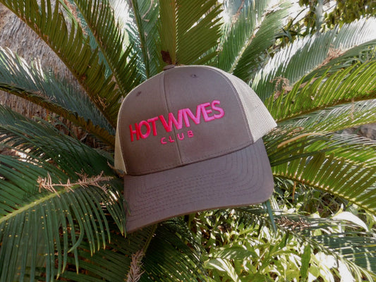 Espresso HOT WIVES CLUB Trucker Hat
