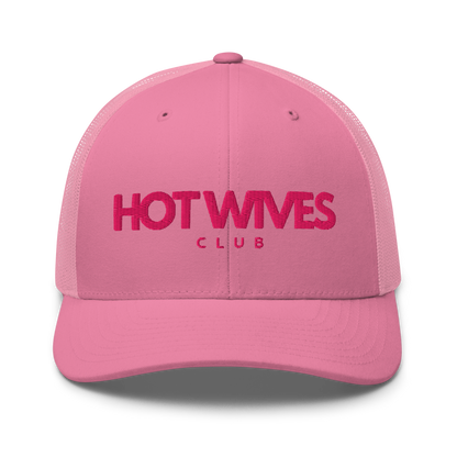 Pink HOT WIVES CLUB Trucker Hat